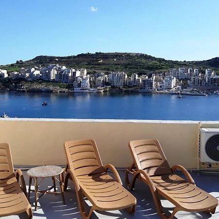 Bayview 2 Bedroom Seaview Apartment With Large Terrace With Panoramic Views - By Getawaysmalta San Pawl il-Baħar Eksteriør bilde