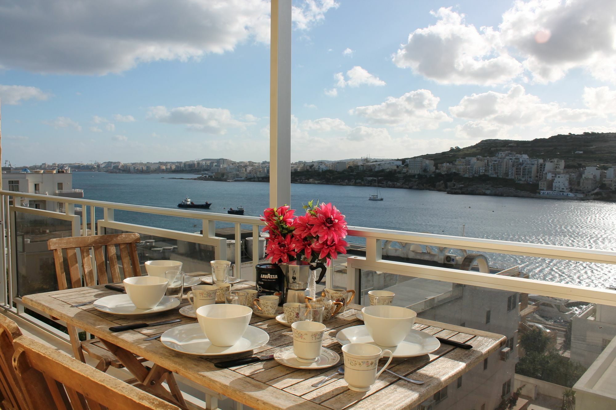 Bayview 2 Bedroom Seaview Apartment With Large Terrace With Panoramic Views - By Getawaysmalta San Pawl il-Baħar Eksteriør bilde